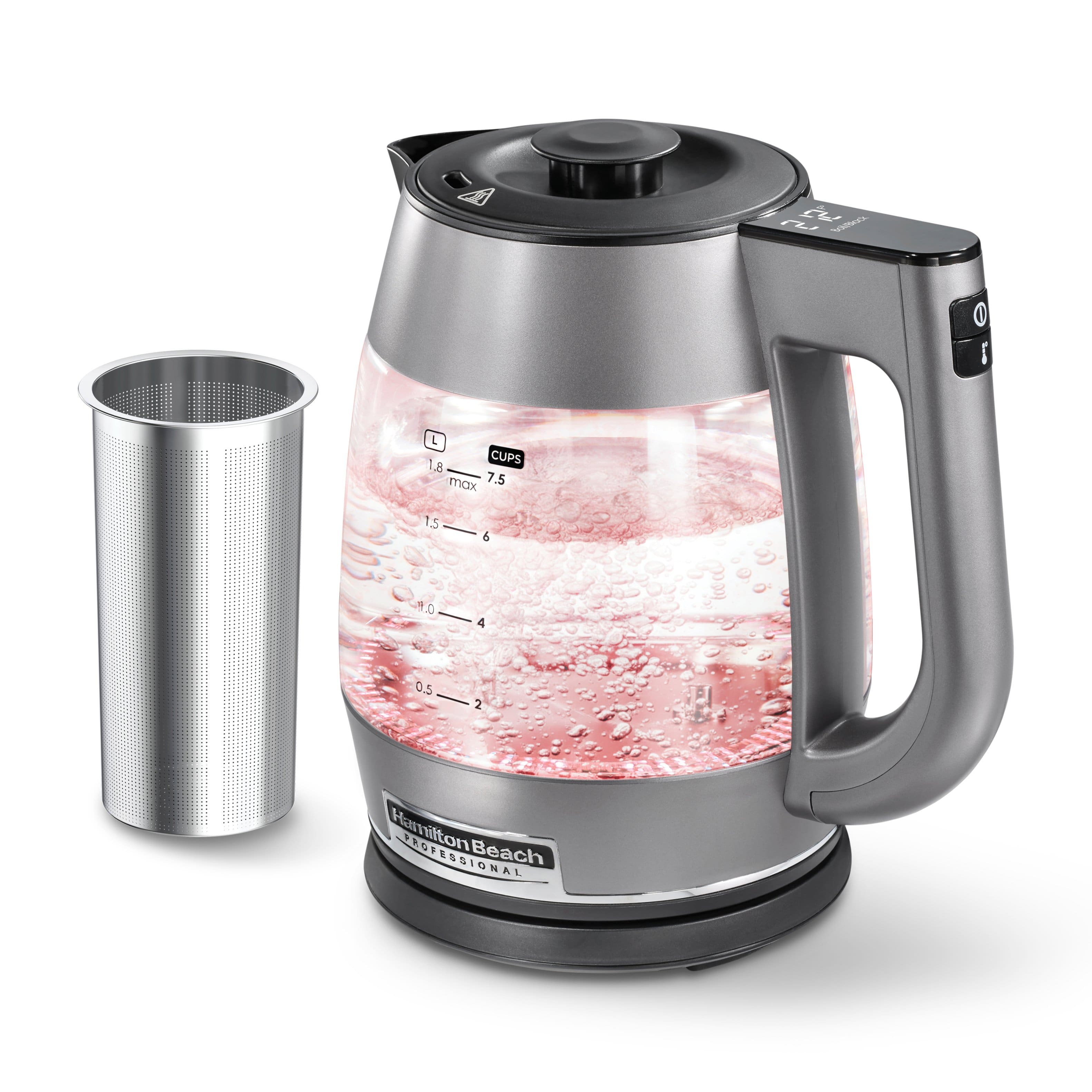 Hamilton Beach - Professional Perfect Temperature Electric Kettle - Stainless Steel