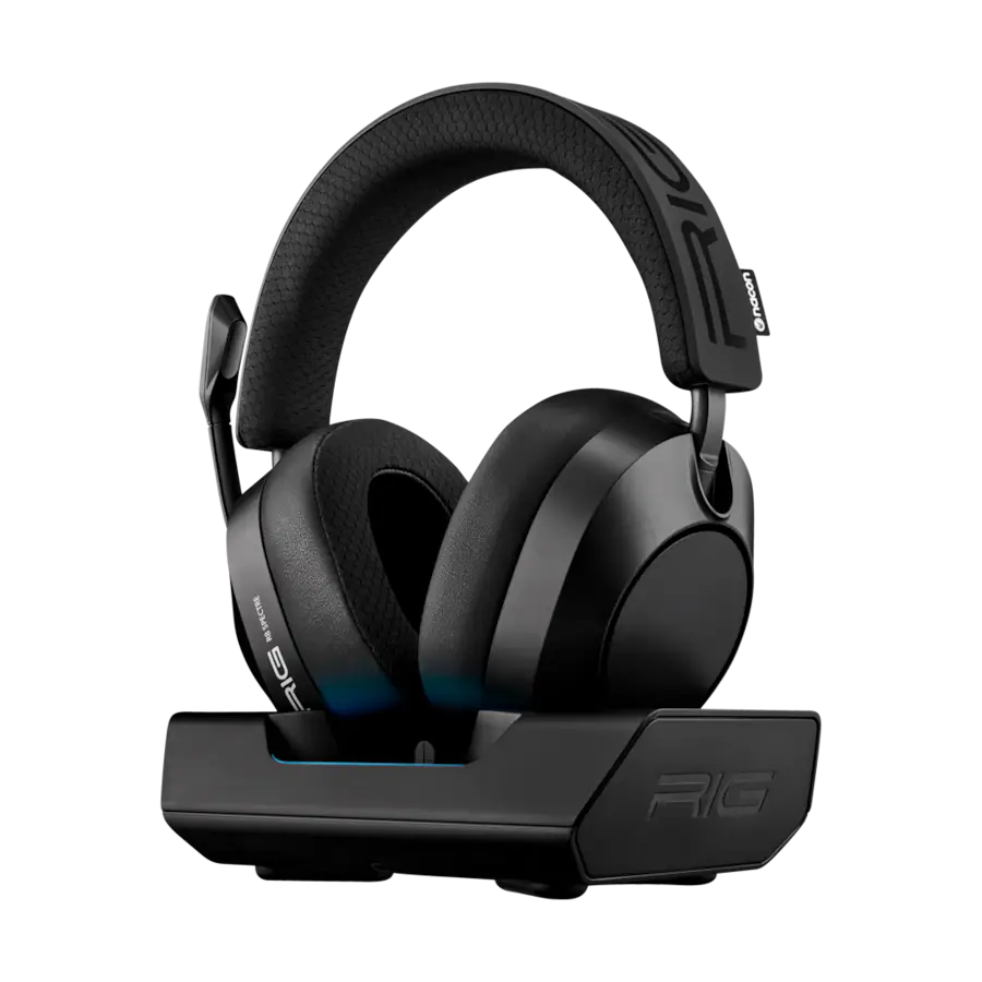 Small Rig R8 RIG R8 PRO HX Dual Wireless Over Ear Gaming Headset w/Graphene Drivers ...