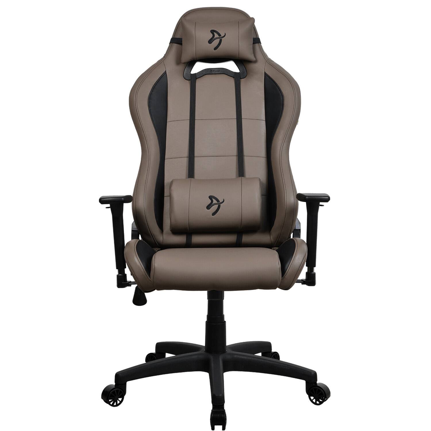 Angle. Arozzi - Torretta Soft PU Gaming Chair - Brown.