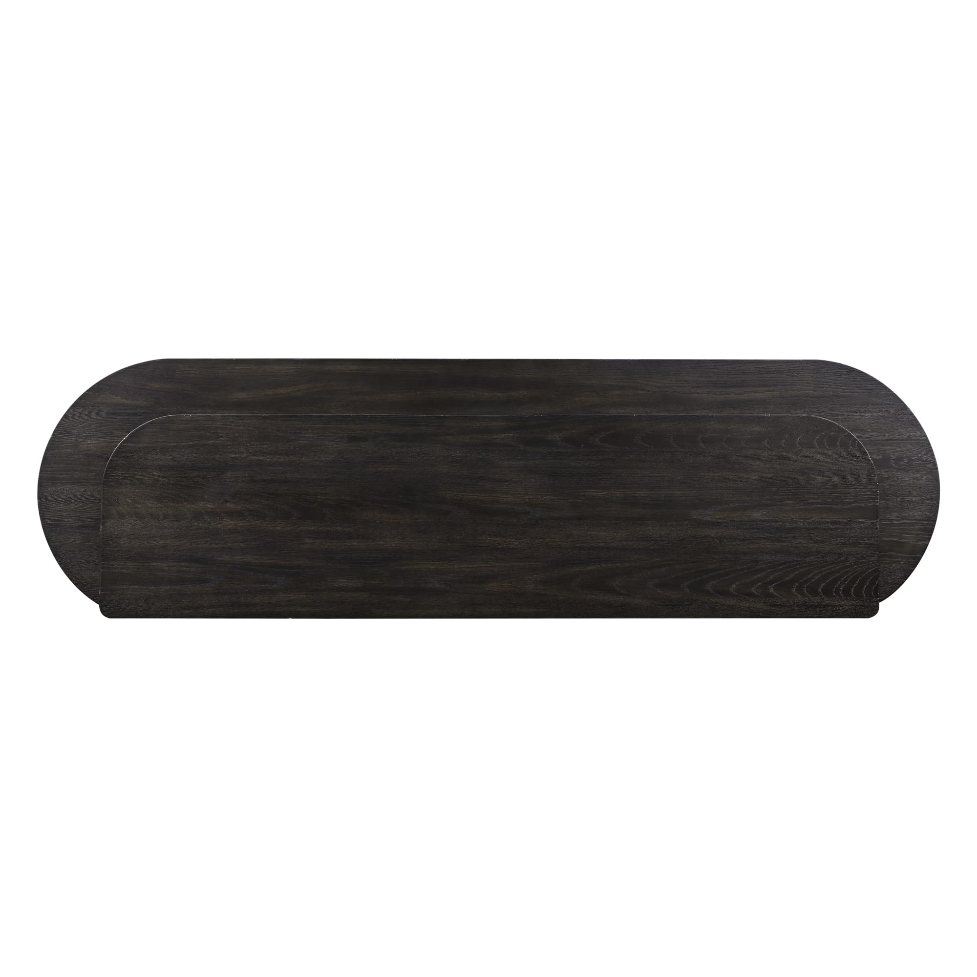 Alt View 3. Liberty Furniture Industries - Living Room Console Bar Table - AC USB Charging Station - Peppercorn Oak Wood - Peppercorn.