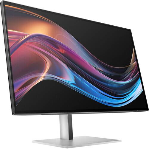 Alt View 1. HP - Series 7 Pro 727pk 27" 4K UHD IPS Monitor 60Hz, 16:9, 2000:1 Edge-Lit USB-C, Thunderbolt 4, HDMI & DisplayPort - Silver.