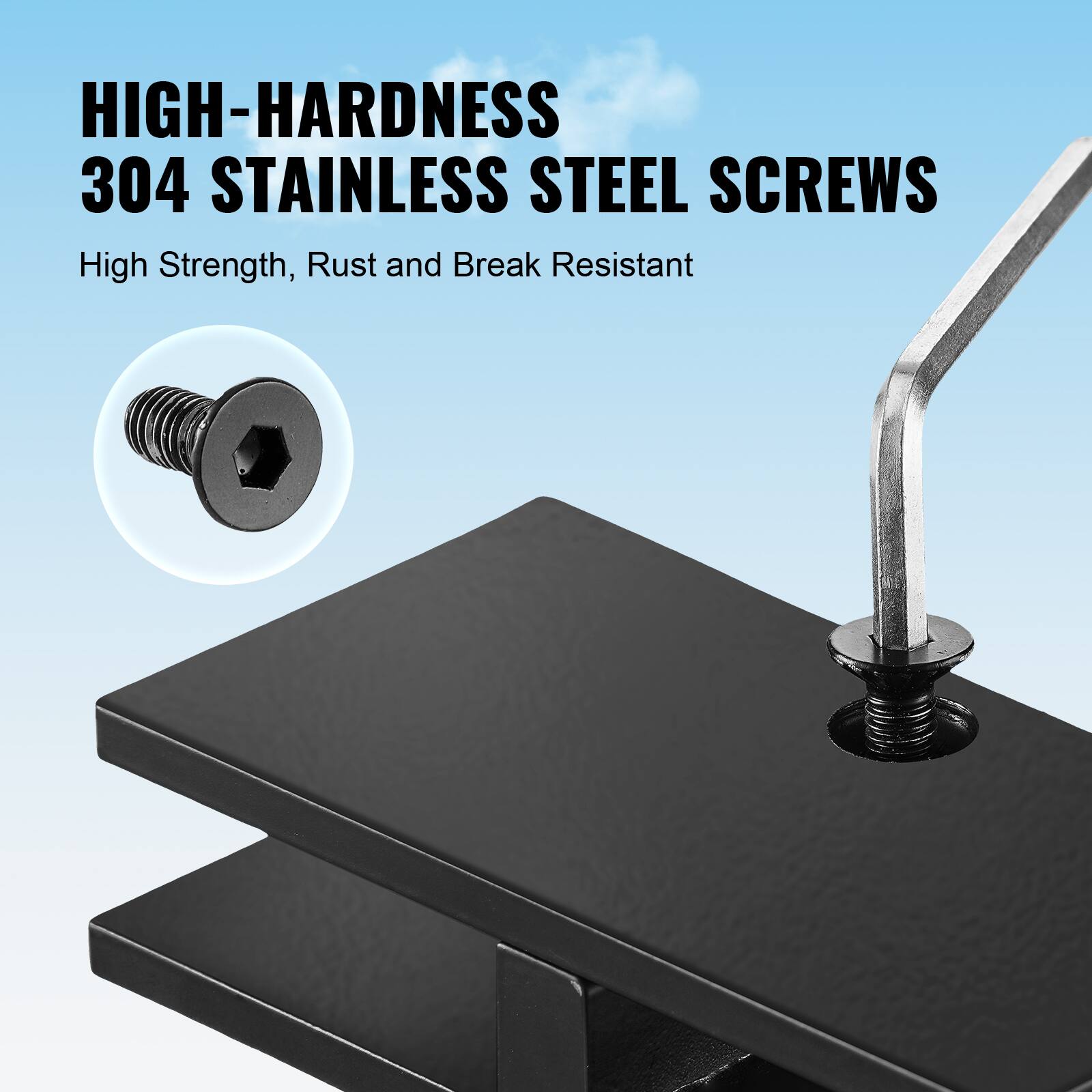 HIGH-HARDNESS 304 STAINLESS STEEL SCREWS  
High Strength, Rust and Break Resistant