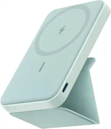 Front. Anker - Anker 622 Magnetic Battery (MagGo) - Green.