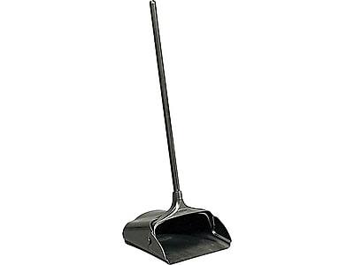 Alt View 3. RubberMaid - Rubbermaid Executive Lobby Pro 11.25" Plastic Upright Dustpan, Black (FG253100BLA) - Black.