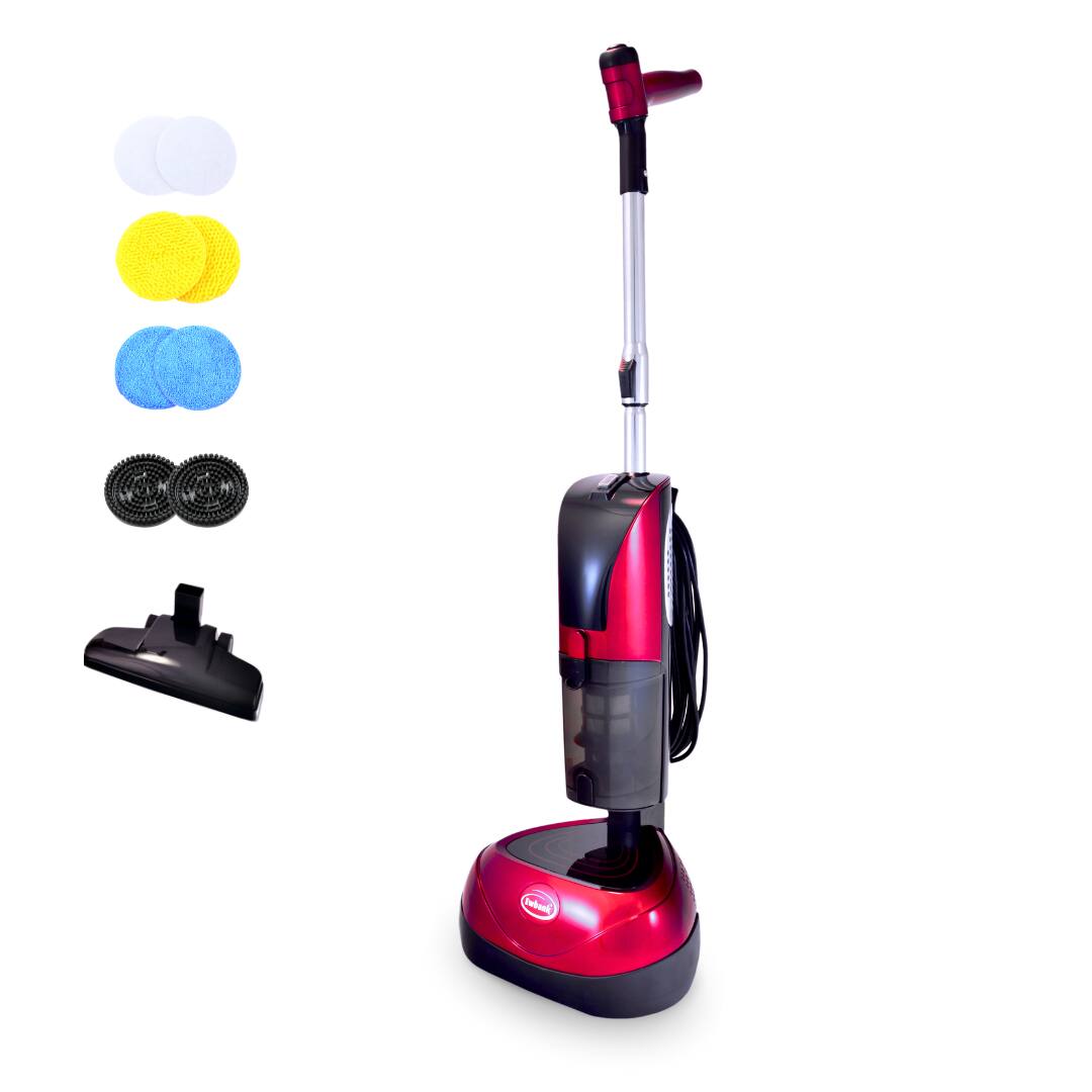 Ewbank - EPV1100 Complete Floor Cleaner - Multi-Use Floor Cleaner, Scrubber, Polisher and Vacuum - Red