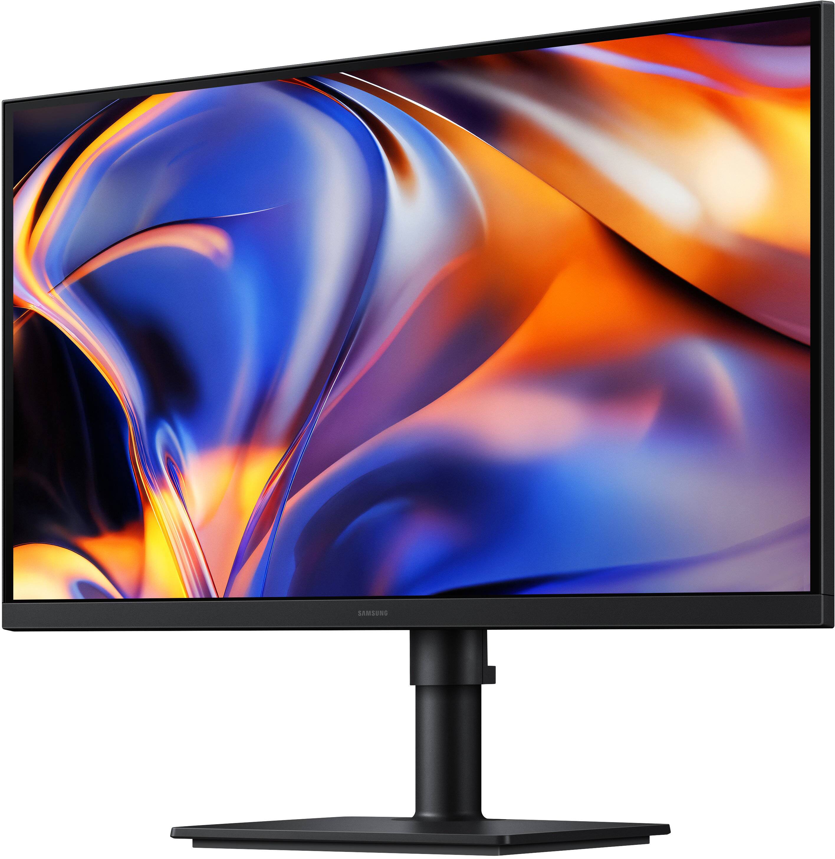 Alt View 14. Samsung - 27" ViewFinity S8 (S80HF) 5K UHD High Resolution Monitor with USB-C and Ergonomic Stand (HDMI, USB-C, DP) - Black.