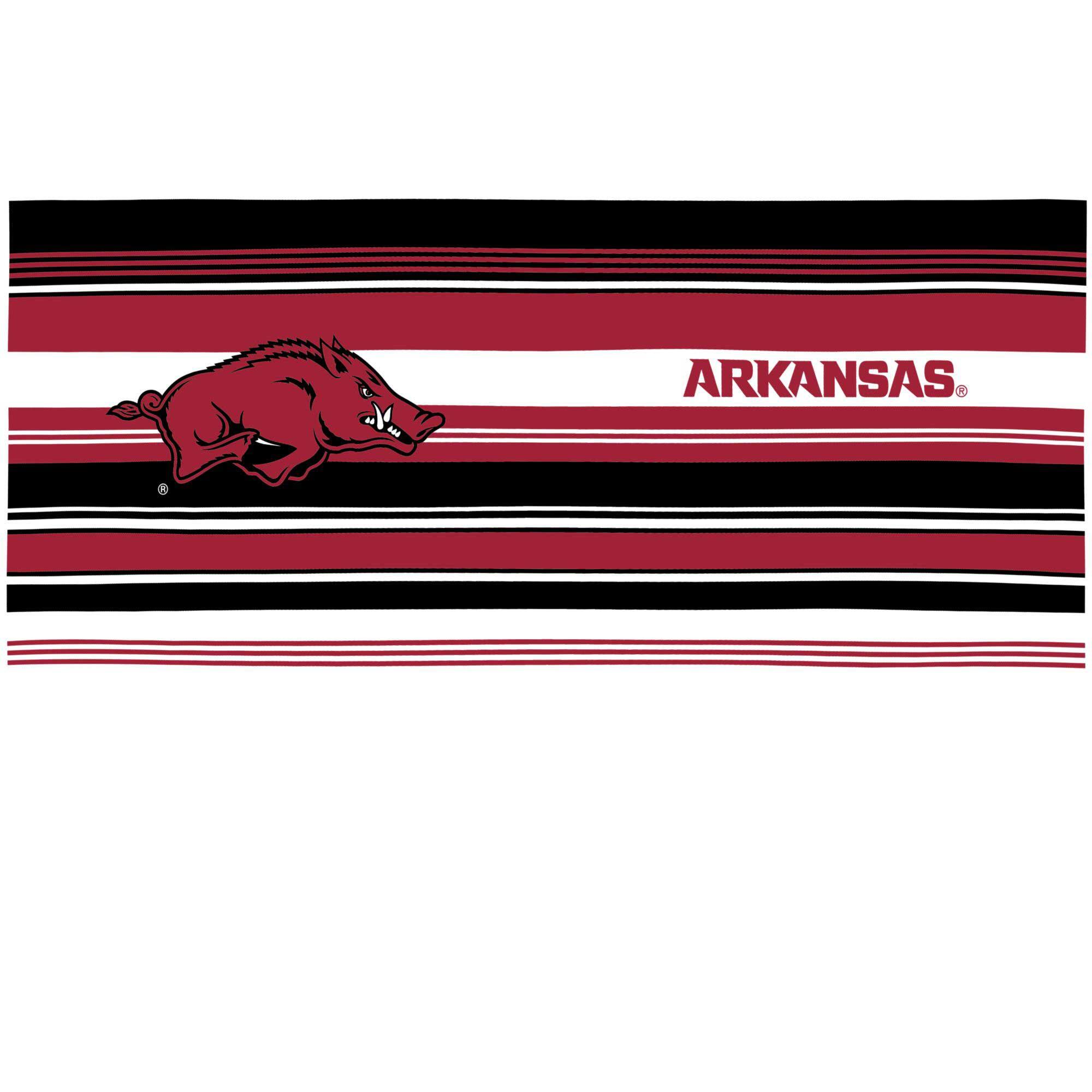 Alt View 1. Tervis - Arkansas Razorbacks 16oz. Hype Stripes Classic Tumbler - Multicolor.