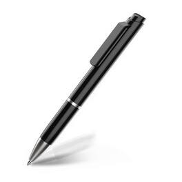 Cluzine - Portable Writeable Voice Recorder, 32GB HD Noise Reduction One Click Recording Pen for Meeting Daily Carry - Black