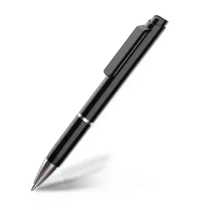 Front. Cluzine - Portable Writeable Voice Recorder, 32GB HD Noise Reduction One Click Recording Pen for Meeting Daily Carry - Black.