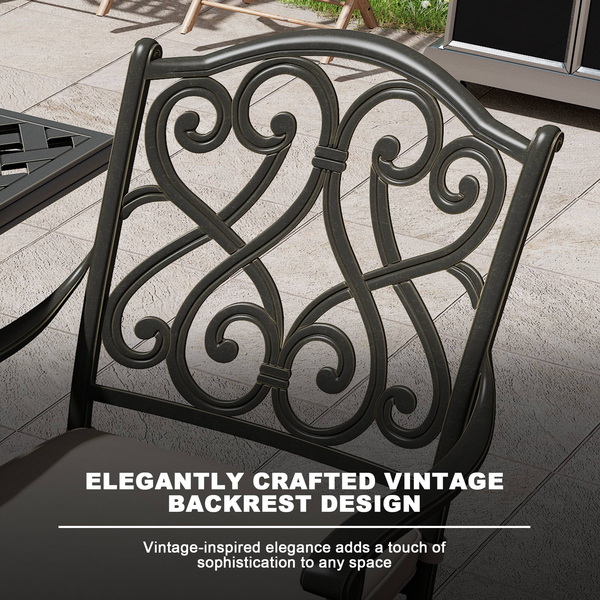 ELEGANTLY CRAFTED VINTAGE BACKREST DESIGN

Vintage-inspired elegance adds a touch of sophistication to any space