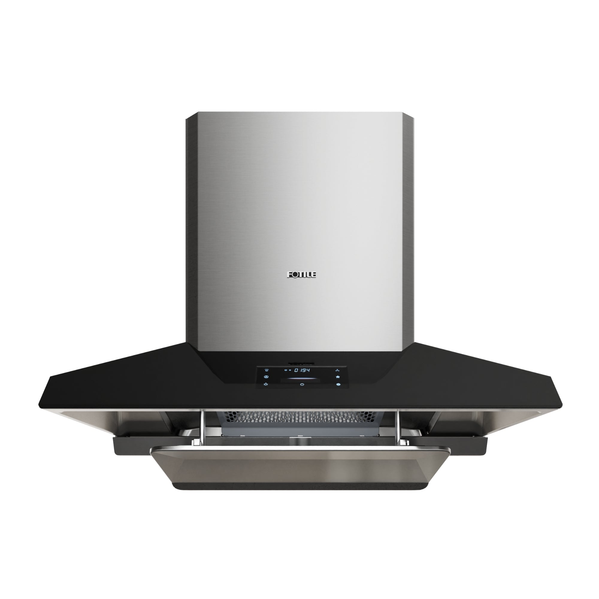 Angle. FOTILE - FOTILE 36" 1300 CFM Wall-Mount Range Hood in Stainless Steel - stainless steel.