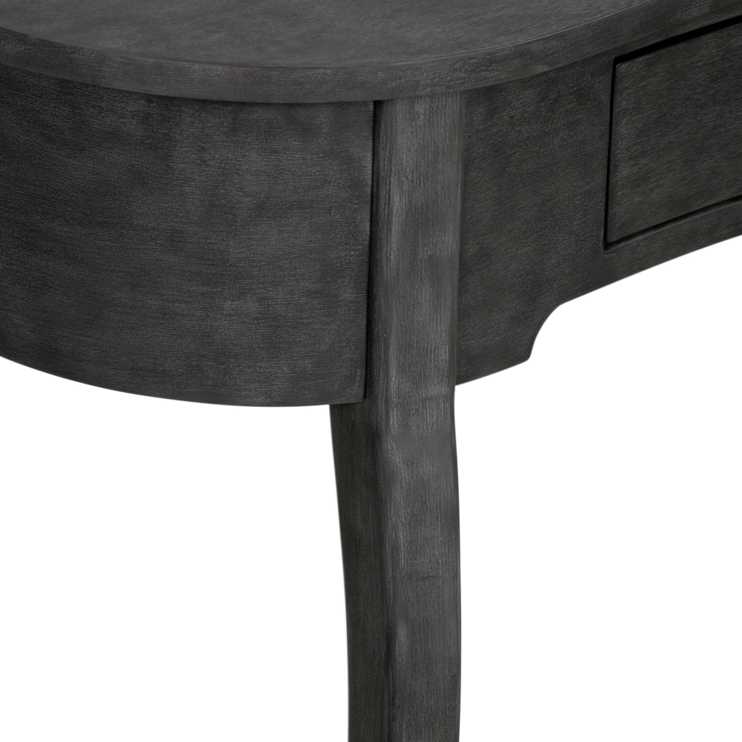 Alt View 14. Finch - Thaddeus Console Oval Table - Dark Gray.