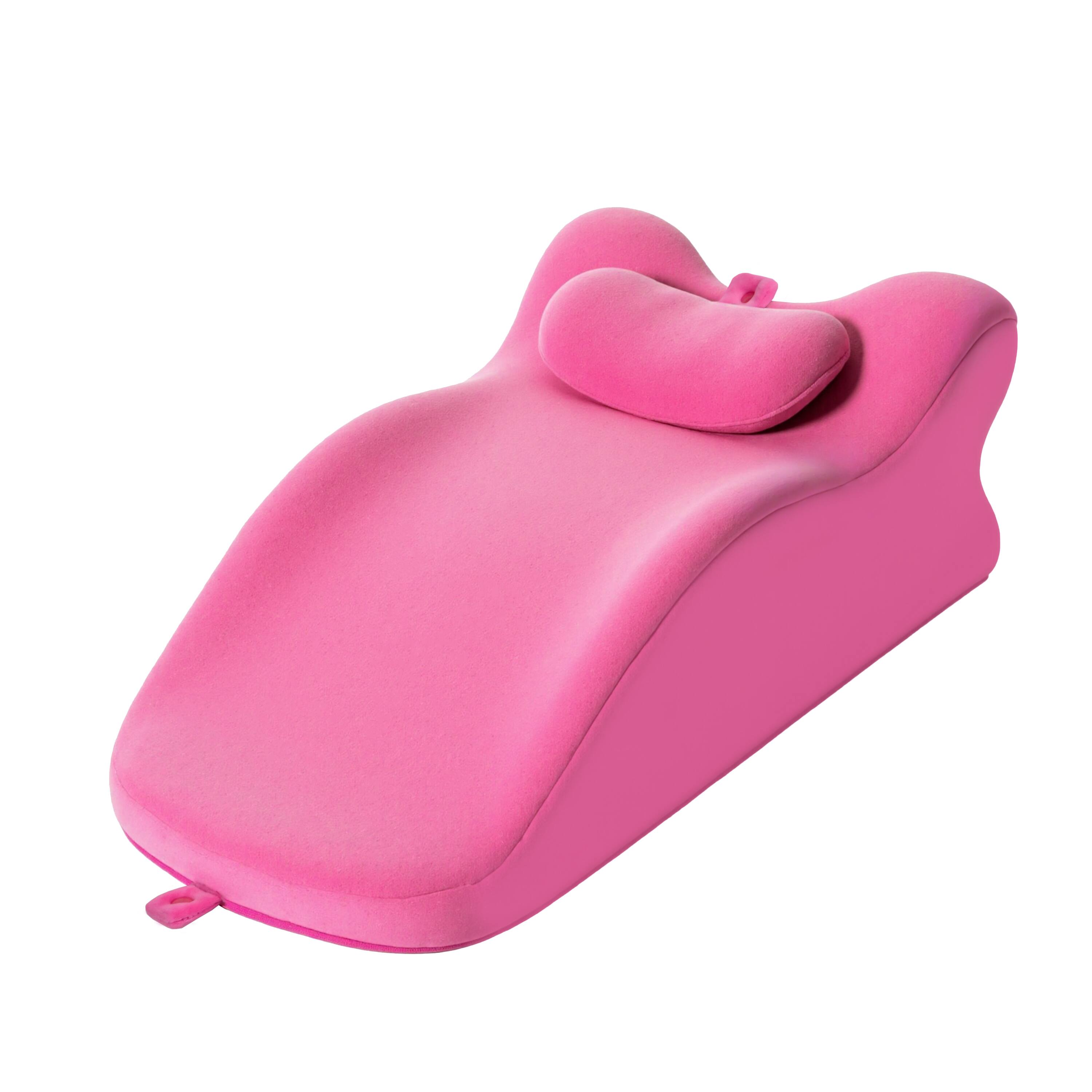 Alt View 3. Z-Edge - Foam Ergonomic Wedge Pillow, Prone Pillow for Sleeping, Reading Pillow for Bed, Ergonomic Support for Back Pain - Pink.