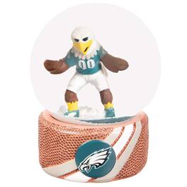 Evergreen Enterprises - Philadelphia Eagles 100mm Mascot Glass Water Globe - Multicolor