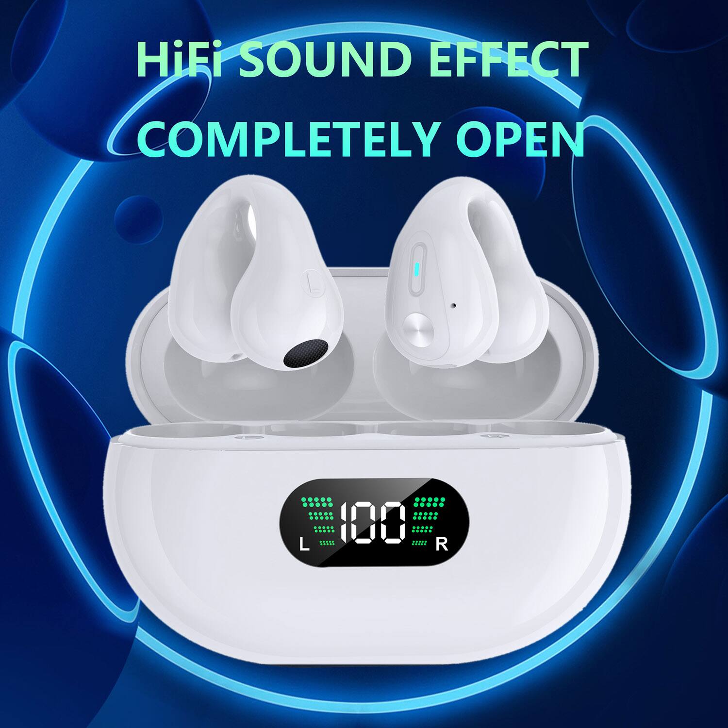 HiFi SOUND EFFECT  
COMPLETELY OPEN  

L 100  
R 100
