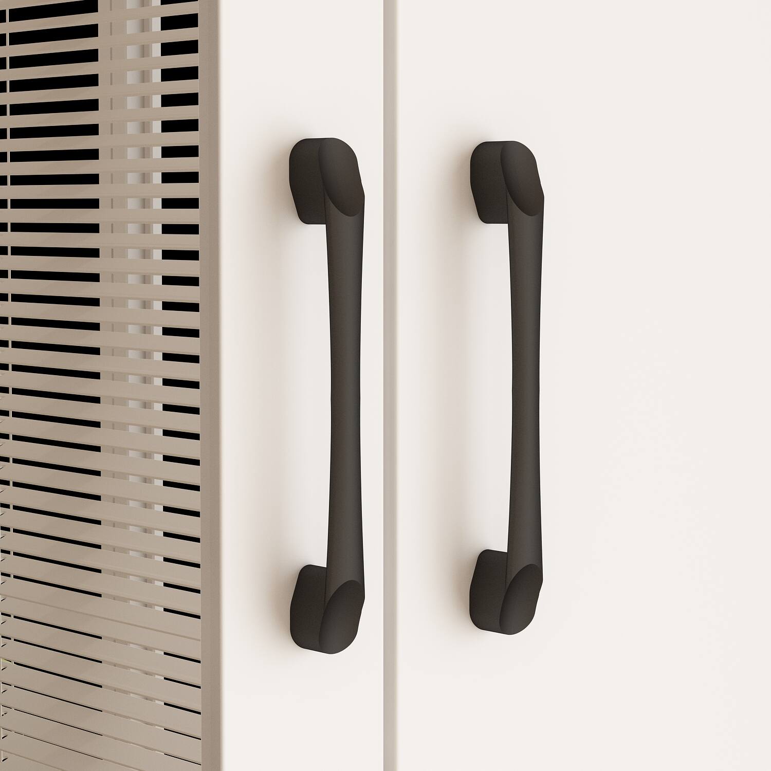 Alt View 5. FUFU & GAGA - FUFU&GAGA  Freestanding Wardrobe with Mirror & Multi - Storage Armoires - White.