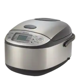 Zojirushi - MiCom PFAS Free Rice Cooker and Warmer, 5.5 cups - Stainless Brown