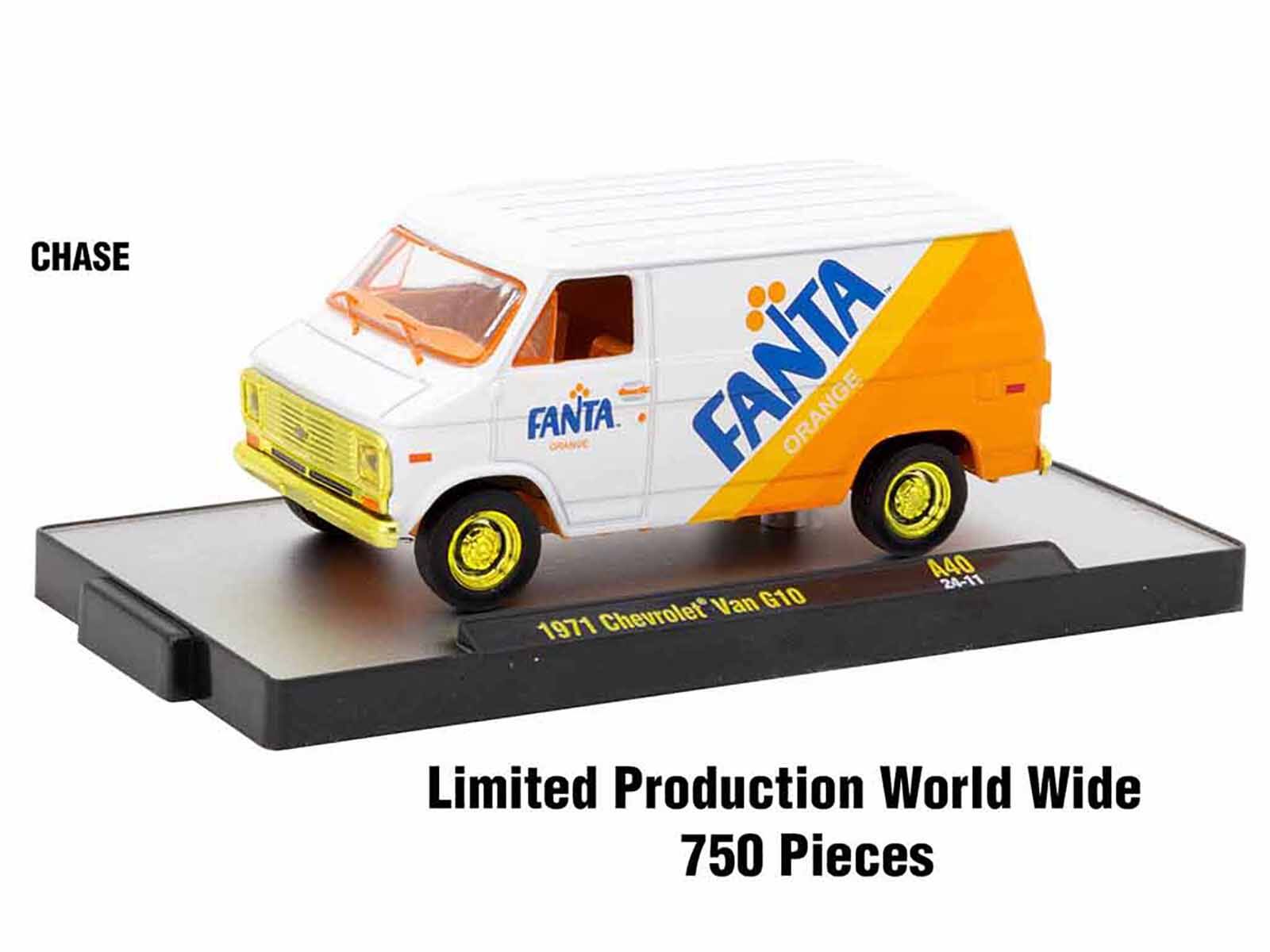 CHASE  
FANTA ORANGE  
1971 Chevrolet Van G10  
Limited Production World Wide  
750 Pieces