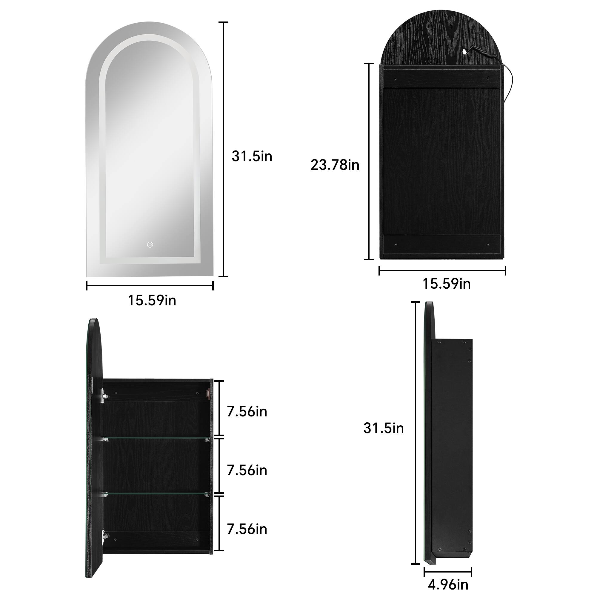 31.5in  
23.78in  
15.59in  
7.56in  
4.96in