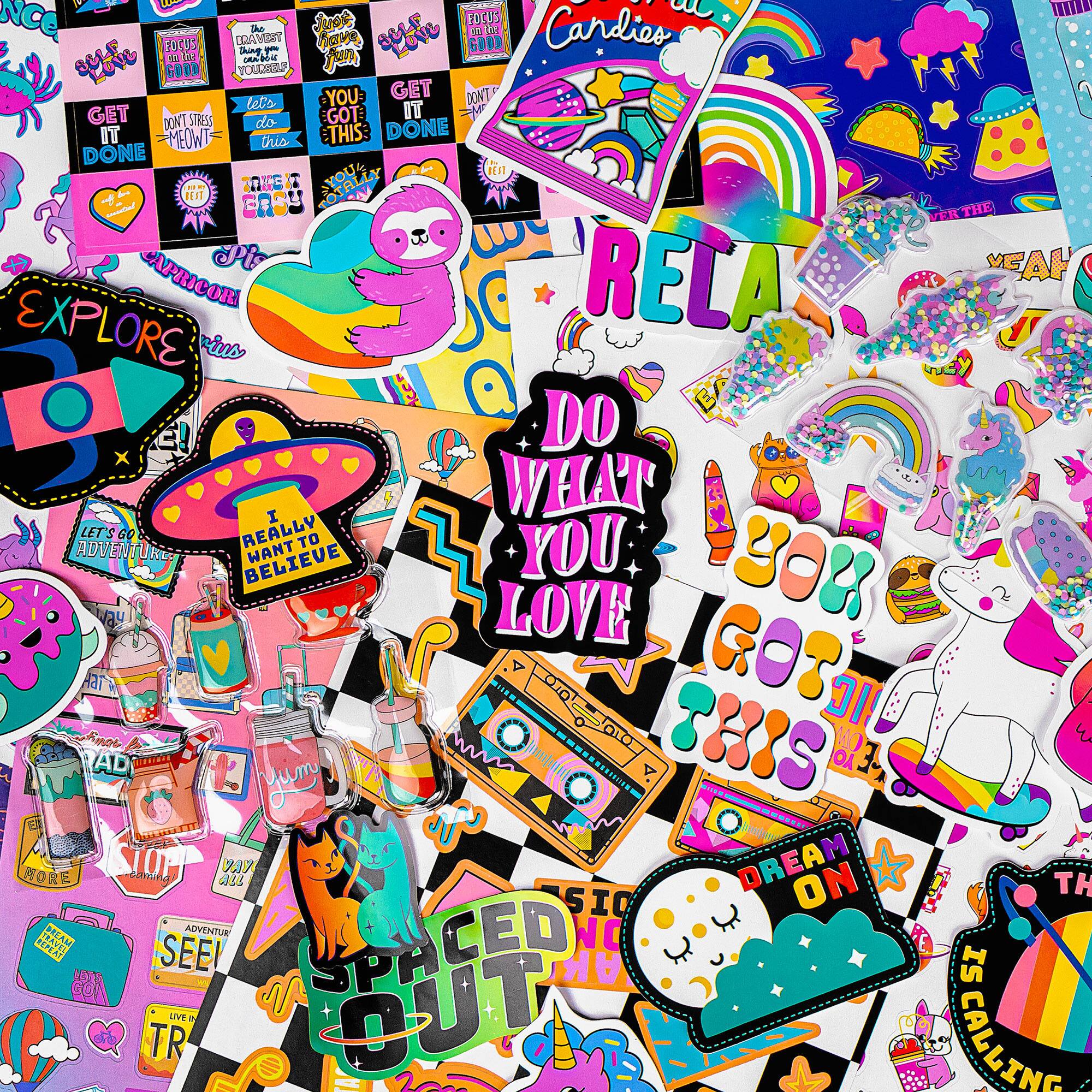 Fashion Angels Fashion Angels: 5,000+ Ultimate Sticker Set Vinyl, 3D ...