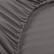 Back. MarCielo - Marcielo 4-Pieces Soft Striped Bed Sheets with 18 inches Deep Pocket - Dark Grey.
