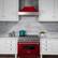Alt View 3. ZLINE - ZLINE 48 in. Ducted Satin Stainless Steel Wall Mount Range Hood with Red Gloss Shell - Silver.