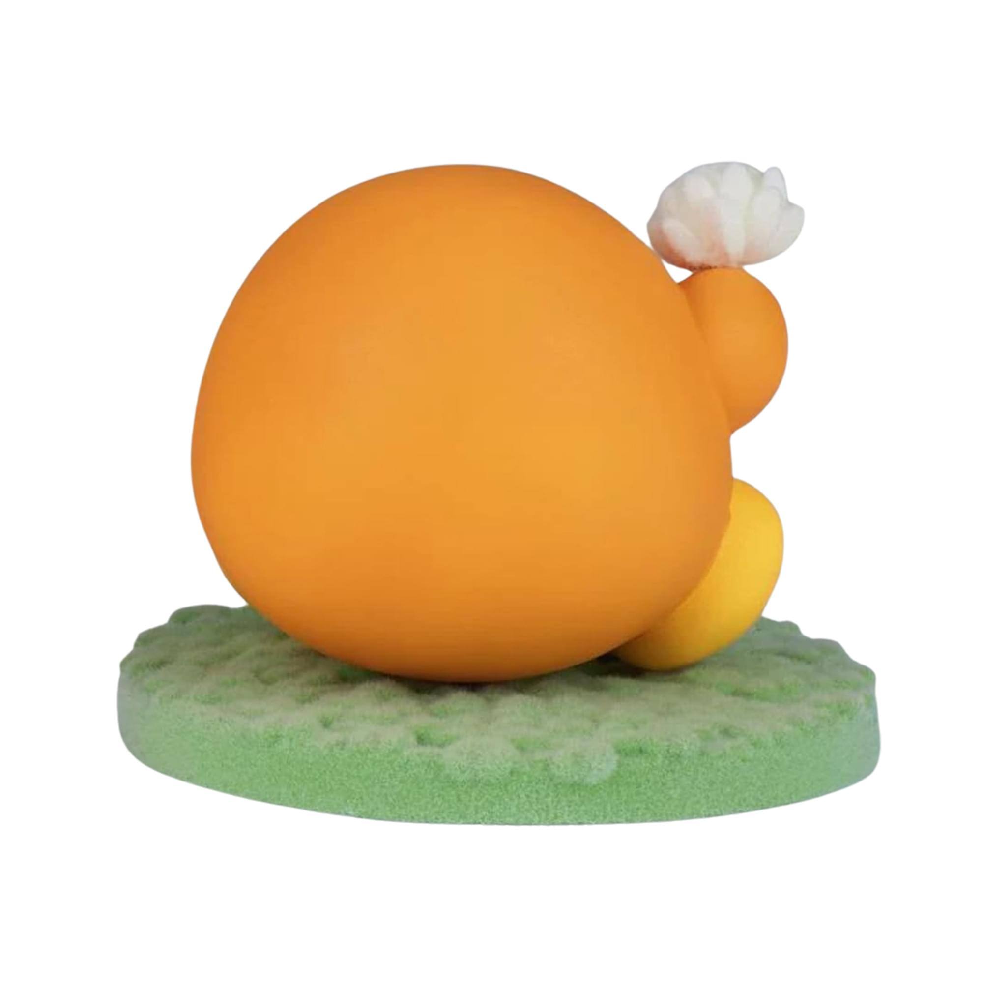 Alt View 10. Little Buddy - Kirby Fluffy Puffy Play In The Flowers Mini Figure | Waddle Dee Ver. C - Orange.
