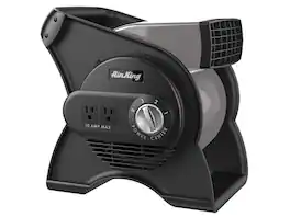 Lasko - Air King 11.25" Pivoting Utility Fan, 3 Speeds, 9550 - Black