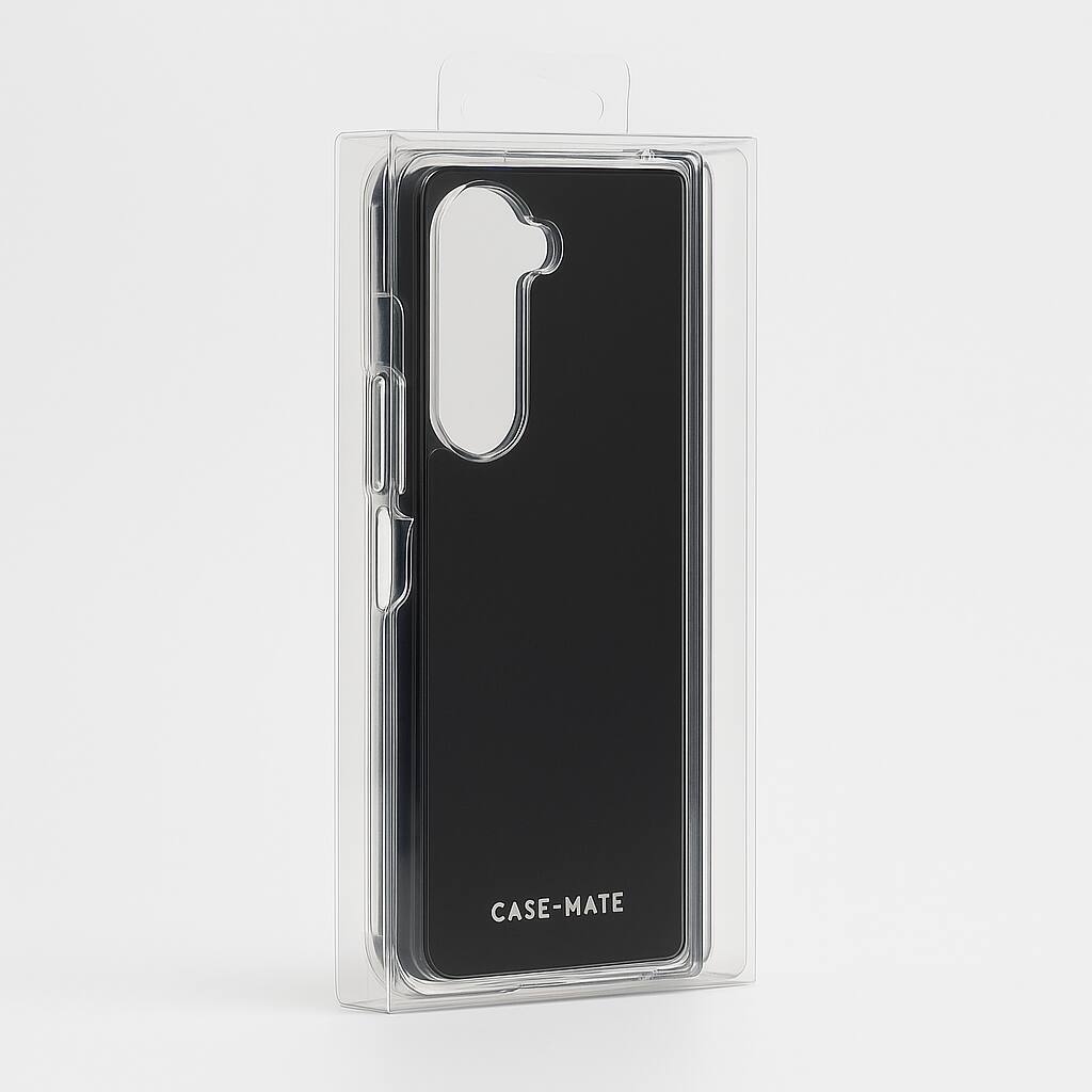 Left. Case-Mate - Case-Mate Tough Clear Series Case for Samsung Galaxy Z Fold6 - Clear - Clear.