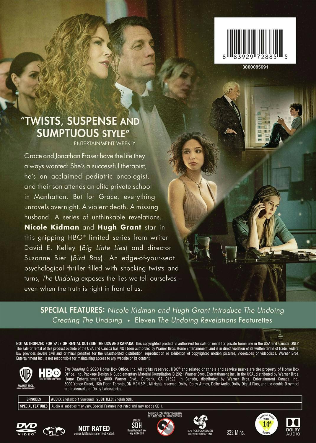 Back. The Undoing [DVD].
