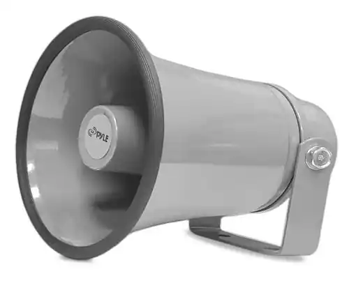 Front. Pyle - Pyle PHSP8K 8.1'' Indoor / Outdoor 50 Watt PA Horn Speaker (Grey, Single) - Gray.