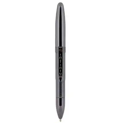 Front. Fisher - Fisher Space Pen INFINIUM Black Titanium Nitride Finish, Blue Ink (INFB-1).