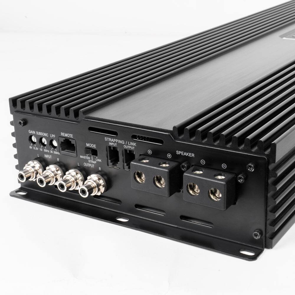 GAIN SUBSONIC LPF REMOTE STRAPPING INPUT I LINK OV & MODE OUTPUT 0.29 109 B0ML 250 L INPUT T R MASTER STRAP LINK L OUTPUT R SPEAKER