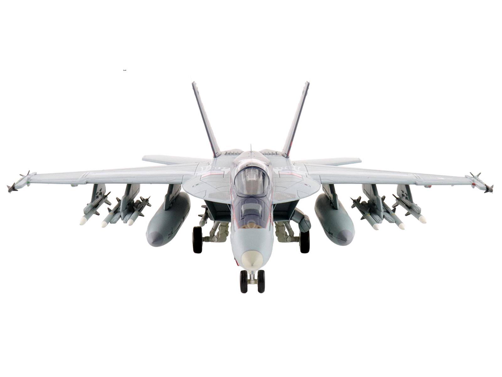 Alt View 2. Hobby Master - Boeing F/A-18E Super Hornet Fighter Aircraft "Knighthawks, USS Trumman" (2024) US Navy 1/72 Model by Hobby Master.