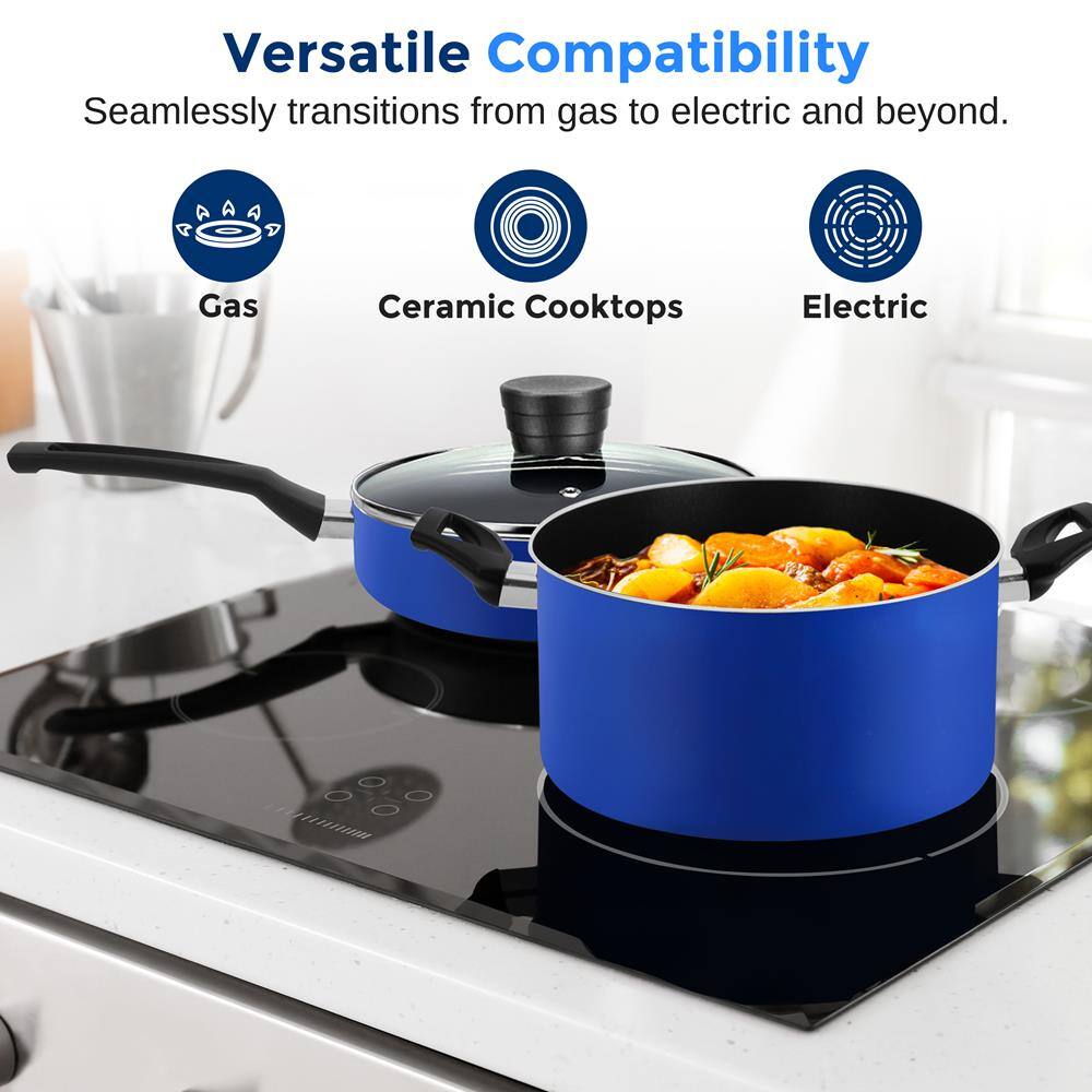 Versatile Compatibility  
Seamlessly transitions from gas to electric and beyond.  

Gas  
Ceramic Cooktops  
Electric