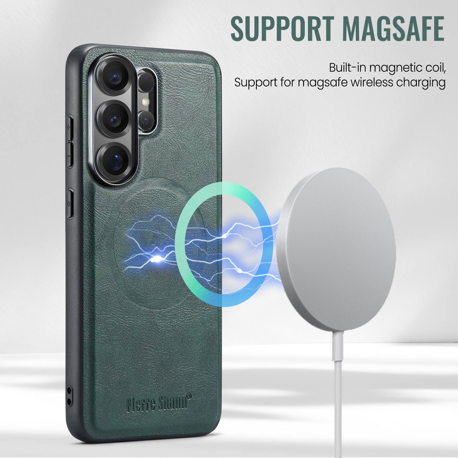 SUPPORT MAGSAFE

Built-in magnetic coil, Support for magsafe wireless charging

Fierre Shann