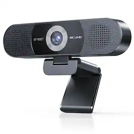 EMEET - C980 PRO 3-in-1 4K Webcam with Microphone and Speaker, 60°-98° FOV
