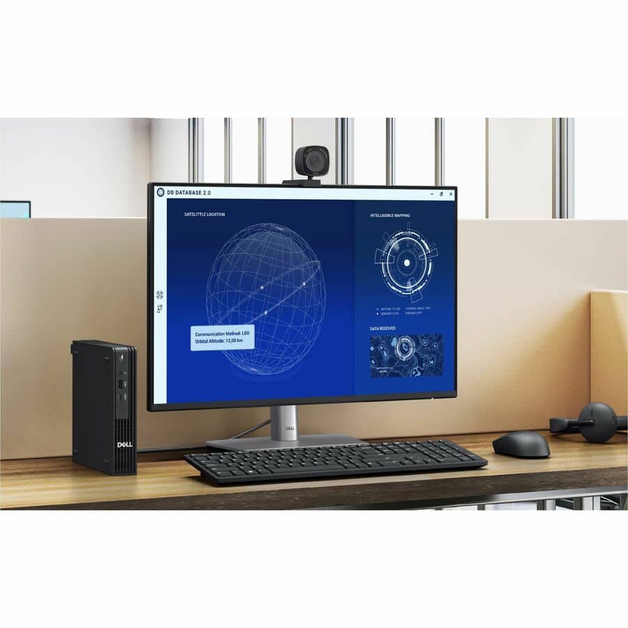 Dell Pro Micro QCM1250 Desktop Computer Intel Core Ultra 7 265T