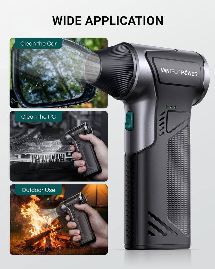 WIDE APPLICATION

- Clean the Car
- Clean the PC
- Outdoor Use