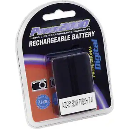 POWER2000 LONG LIFE PERFORMANCE BATTERY WARRANTY RECHARGEABLE PROFESSIONAL Digital Li-ion ACD-731 SONY FM500H 7.4V