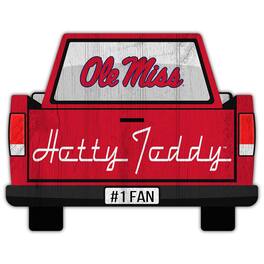 Fan Creations - Ole Miss Rebels 12'' x 12'' Truck Back D-cor - Multicolor