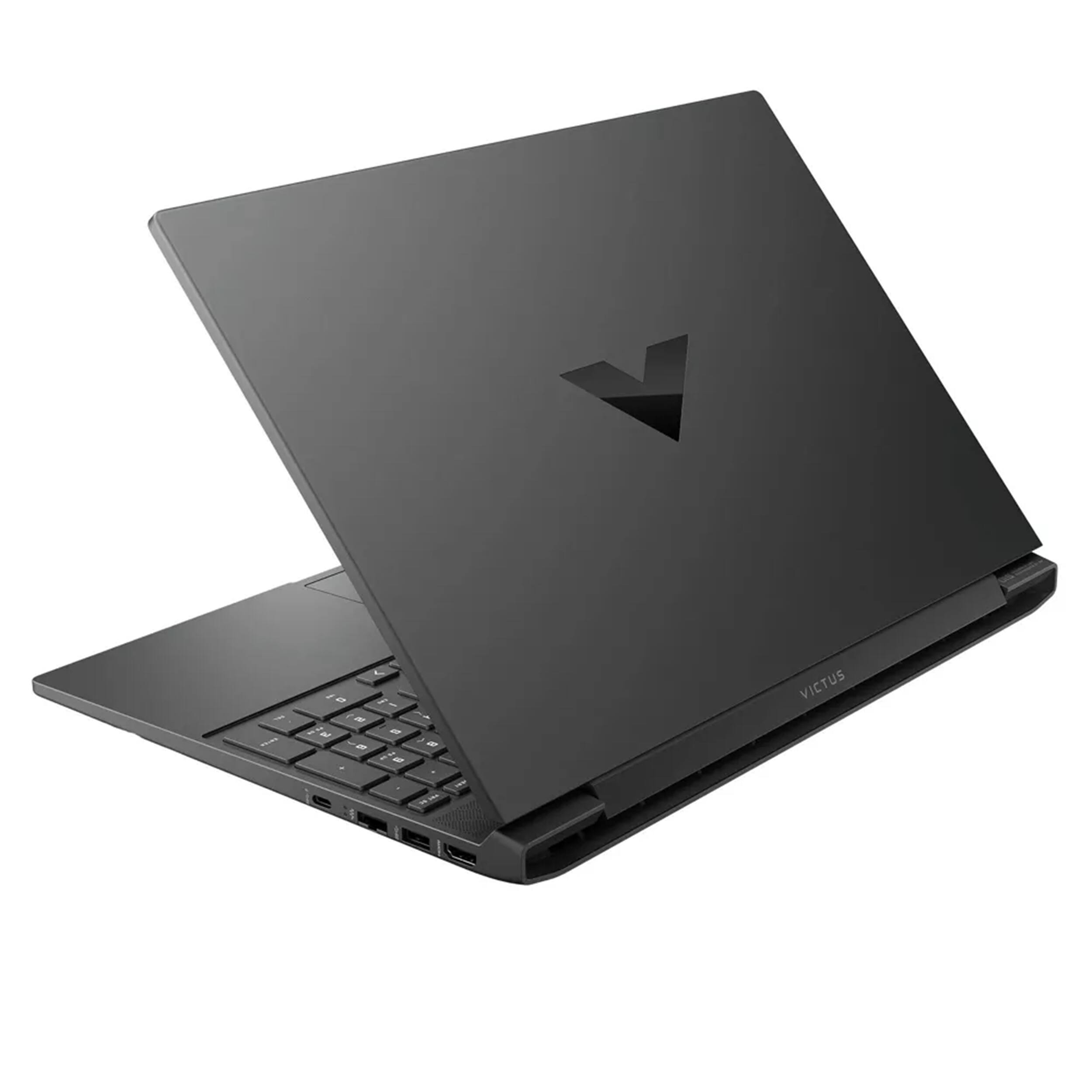 Alt View 4. HP - HP Victus 15.6" Gaming Laptop,Intel i5-13420H,64GB RAM,4TB SSD+1TB Dock Set,RTX 4050,Backlit,Win 11 Pro,Silver - Silver.