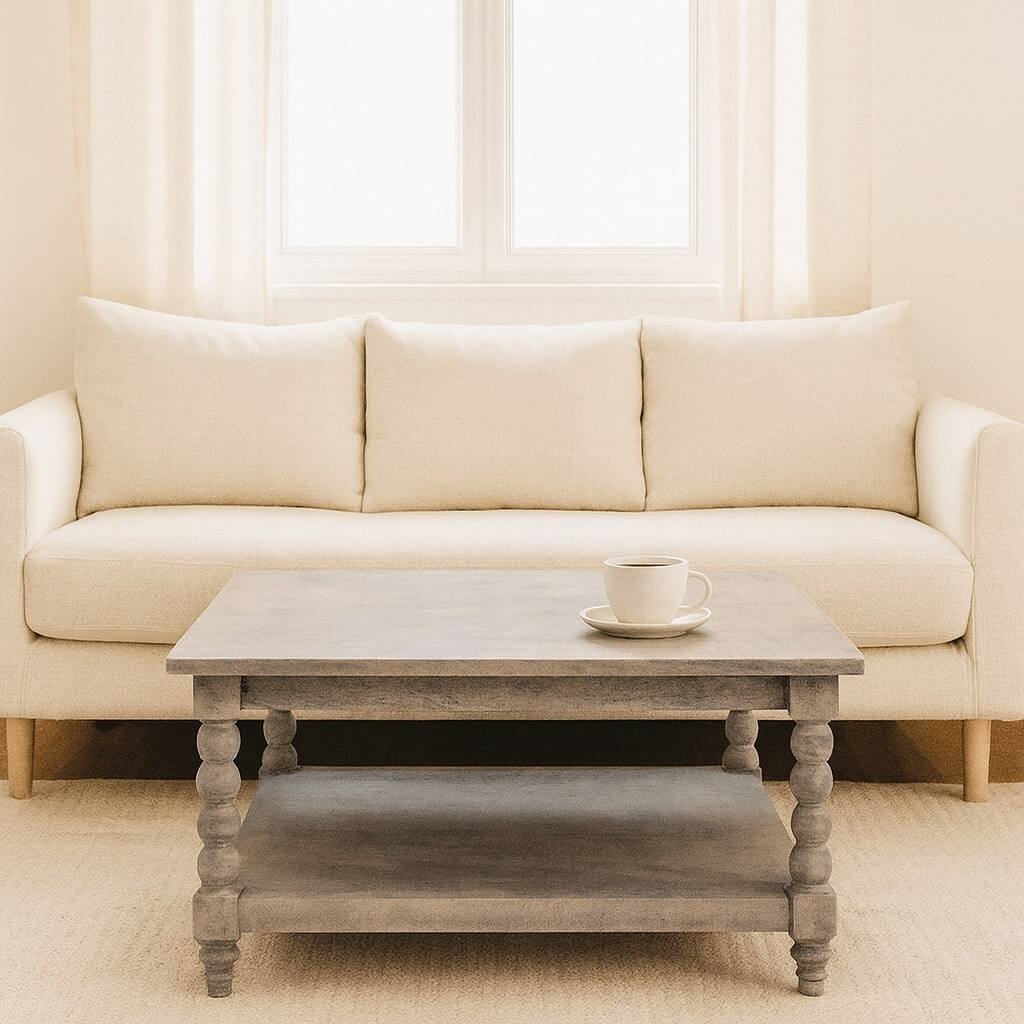 Alt View 6. Artisan Furniture - Artisan Furniture Solid WoodBarclay Acid Wash Coffee Table - Brown.