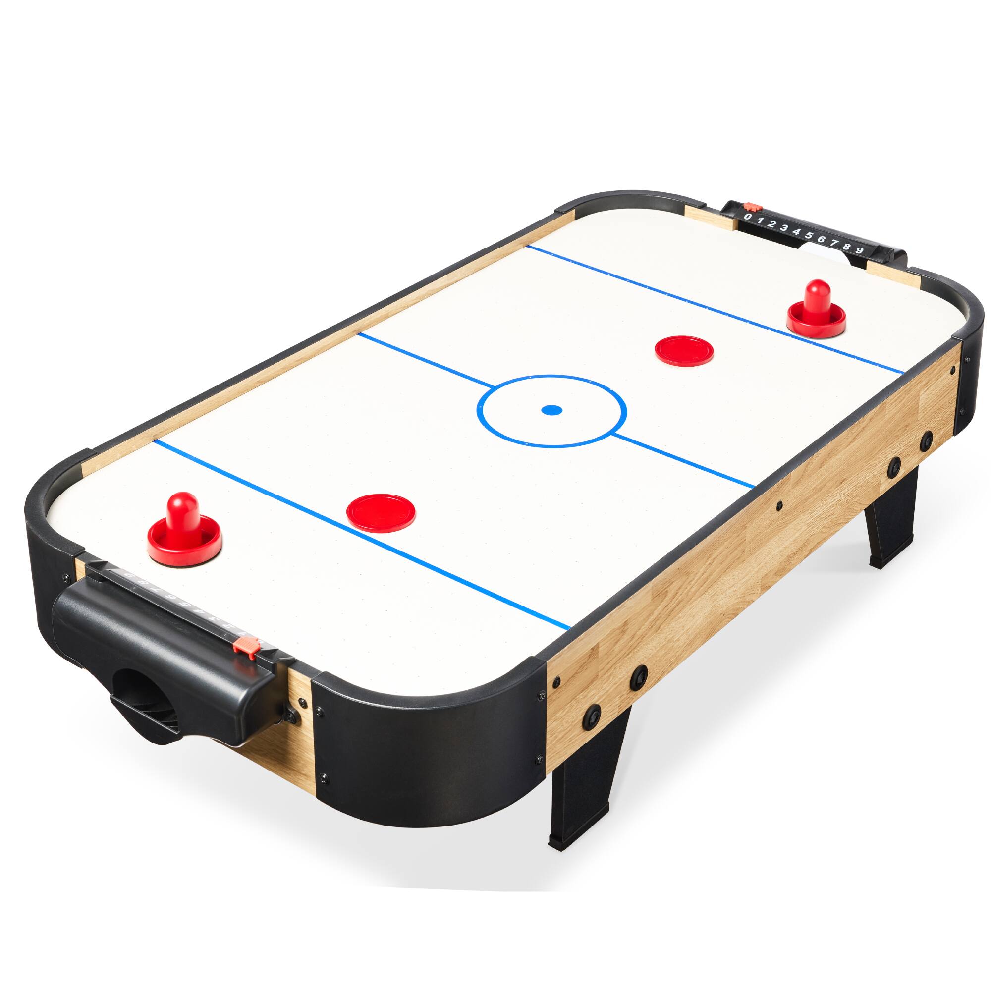 Front. Best Choice Products - Best Choice Products 40in Air Hockey Arcade Table w/ 100V Motor, Electric Fan, 2 Strikers, 2 Pucks - Natural - Natural.