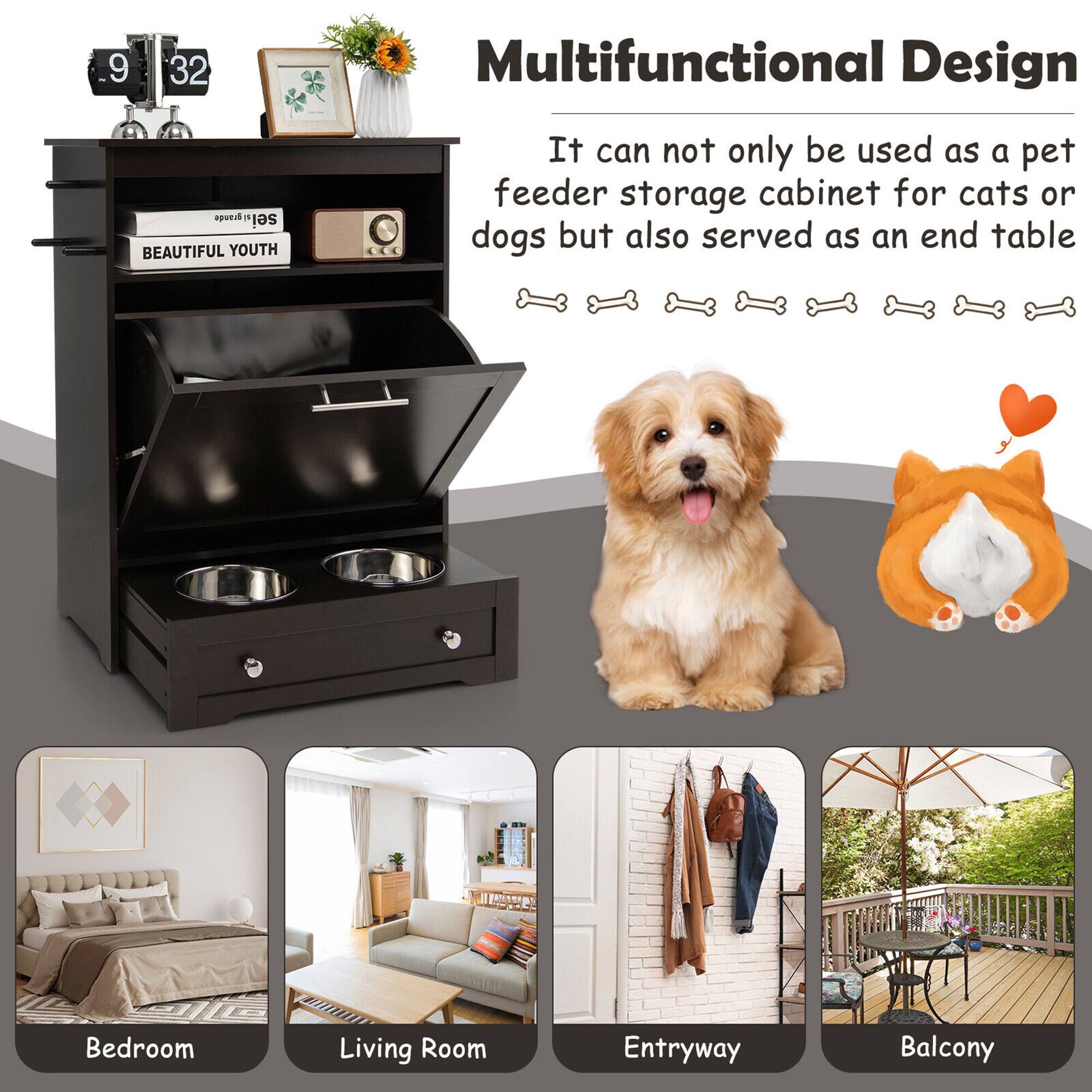 9:32

BEAUTIFUL YOUTH

Multifunctional Design

It can not only be used as a pet feeder storage cabinet for cats or dogs but also served as an end table

CO Bedroom Living Room Entryway Balcony
