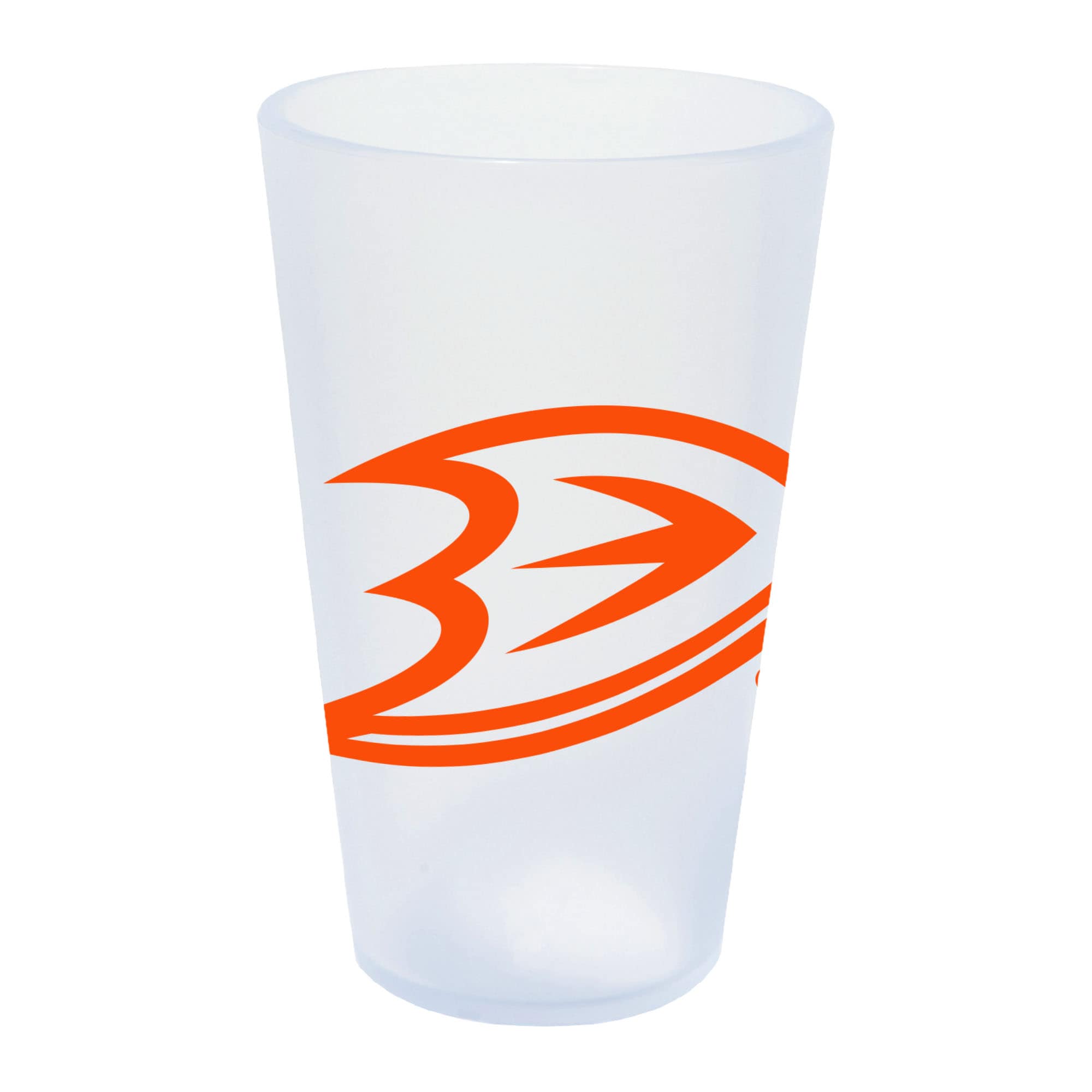 Front. WinCraft - Anaheim Ducks 16oz. Icicle Silicone Pint Glass - Multicolor.