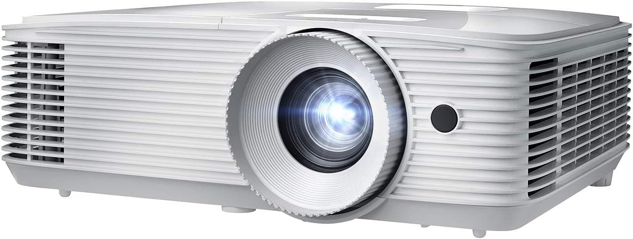 Optoma - EH412 1080P HDR DLP Professional Projector | Super Bright 4500 Lumens | Business Presentations and Meeting Rooms - White