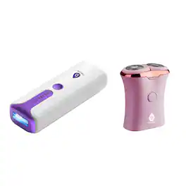 Pursonic - IPL Laser Device & Painless Shaver: Your Ultimate At-Home Hair Removal Duo