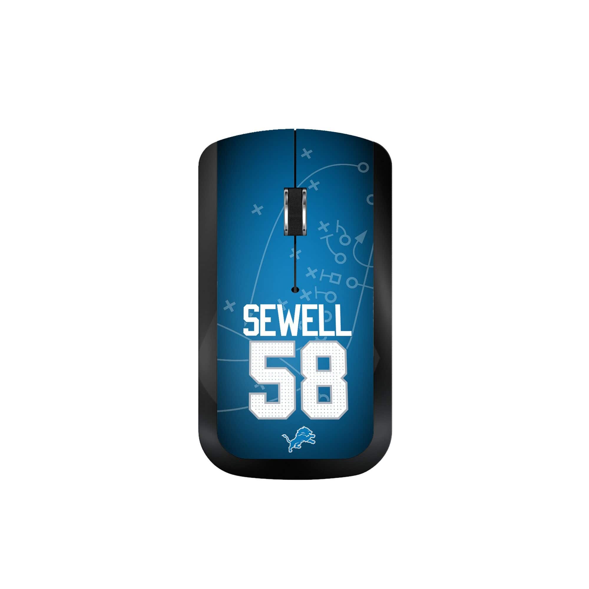 Keyscaper - Penei Sewell Detroit Lions Wireless Mouse - Wireless - Black