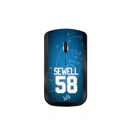Keyscaper - Penei Sewell Detroit Lions Wireless Mouse - Wireless - Black